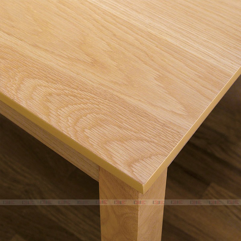 Bộ bàn ghế phòng ăn mặt gỗ 4 - 6 - 8 chỗ IBIE Ulsan gỗ cao su, tùy chọn màu sắc, chất lượng xuất khẩu