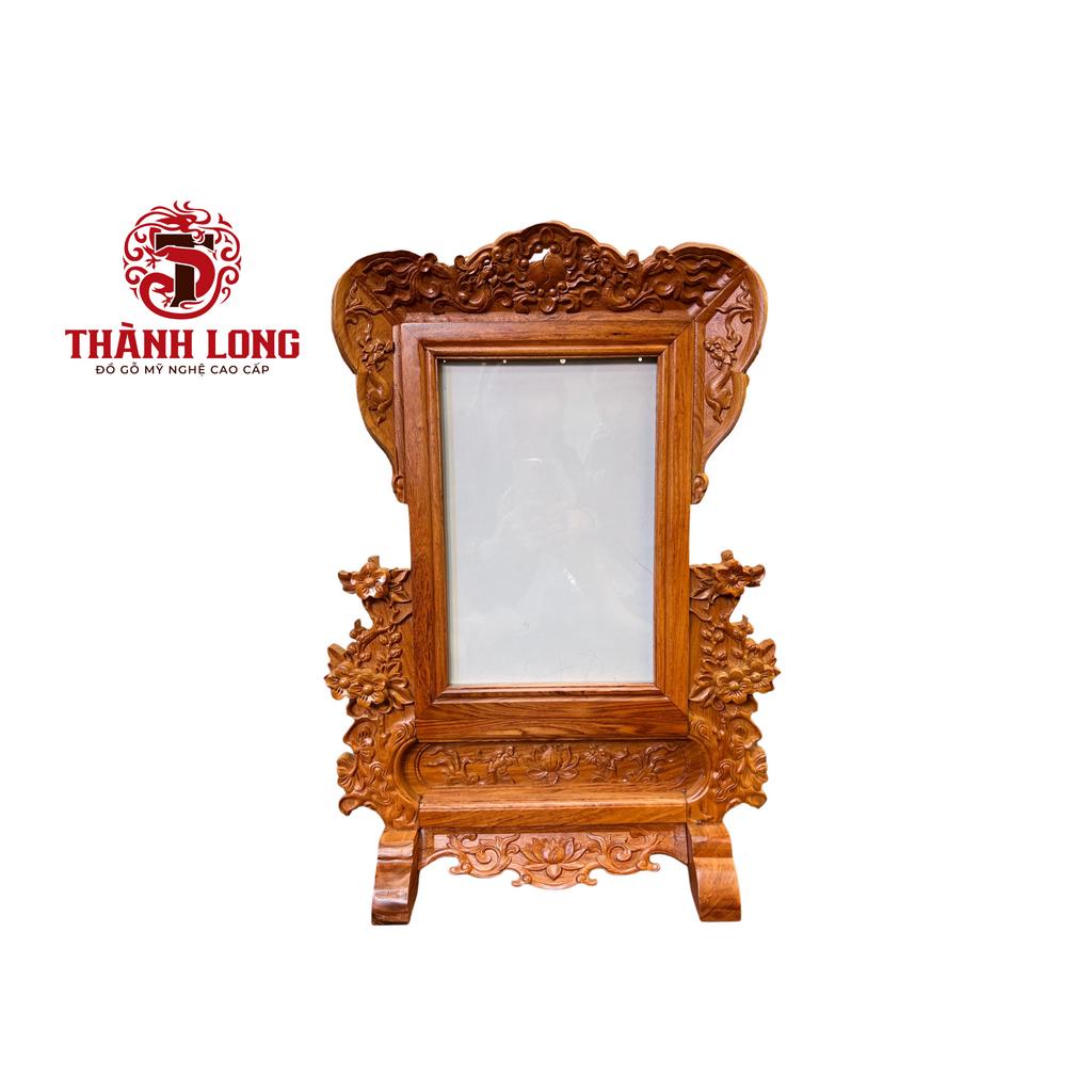 Khung ảnh thờ chất liệu gỗ hương đá NL37