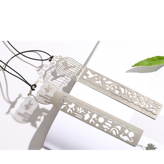Bookmark kim loại bạc mẫu ruler