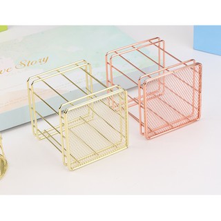 Cốc cọ kim loại đan thưa Decor11