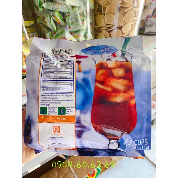 Trà Bí Đao Hoà Tan TRẦN QUANG 336g/24 gói/14g