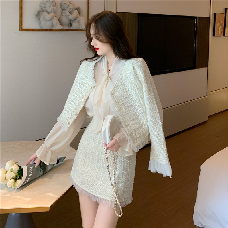 Set váy dạ cao cấp tôn dáng sang chảnh