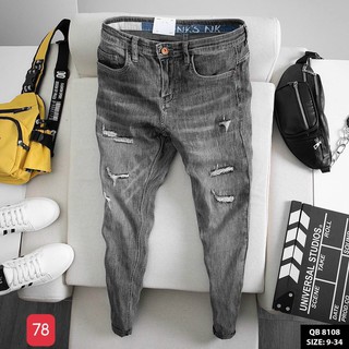Quần jean nam chất bò cao cấp co dãn,phong cách hàn quốc mới nhất 2021 ms78