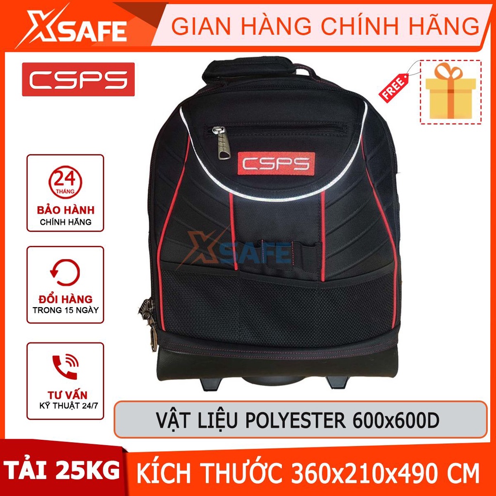 Balo đựng đồ nghề đeo lưng đăng năng nhiều ngăn CSPS VNRB036101 balo đựng máy tính, dụng cụ, phụ kiệ