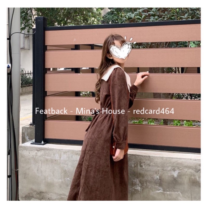 Váy tiểu thư Vintage thắt nơ / váy ullzang / mina’s house | BigBuy360 - bigbuy360.vn