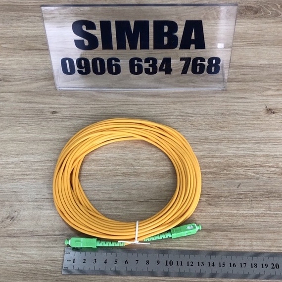1 Dây nhảy quang đơn mốt Simplex SC/APC-SC/APC, Phi 2mm, 3mm, dài nhiêu kích thước tùy chọn