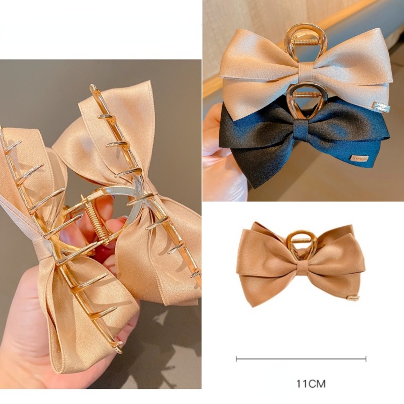 Kẹp TóC HìNh Nơ MàU Đen ThờI Trang Cho Nữ