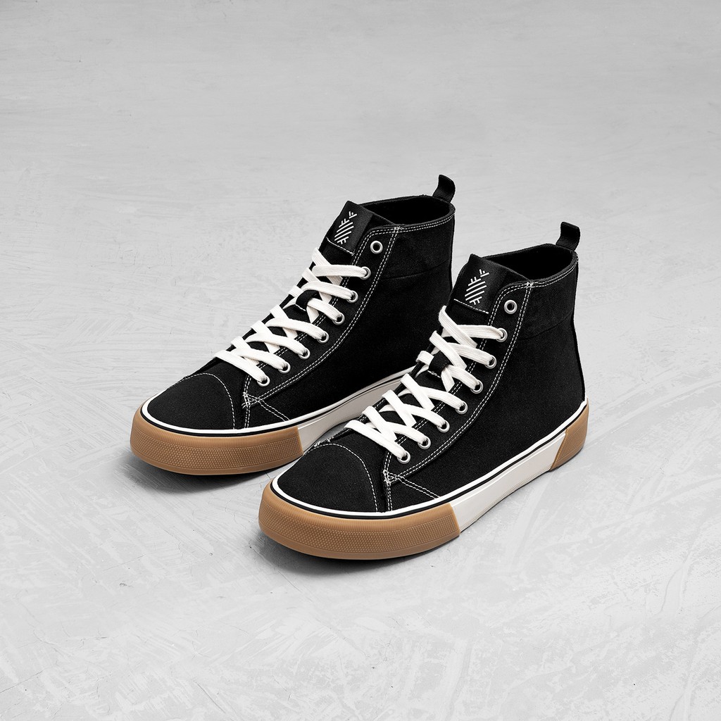 [CHÍNH HÃNG] GIÀY SNEAAKER ANANAS -  HIGH TOP - BLACK/GUM UY TÍN.