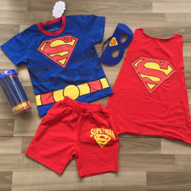 Bộ siêu nhân nhện set 4 món đóng hộp  quà tặng, đồ bộ siêu nhân bé trai, follow shop quần áo trẻ em