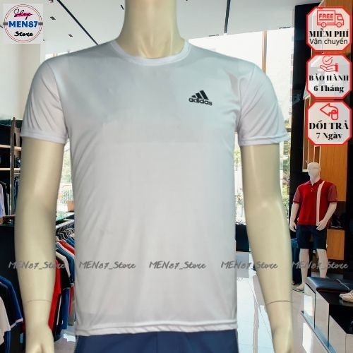 Big Sale Áo Thun Nam Thể Thao⚡GIÁ RẺ⚡Cổ Tròn Tay Ngắn Logo Thời Trang MEN87_Store