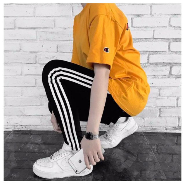 Best-seller • Jogger 3 line pants - size: M,L,XL - nam &amp; nữ đều ok ♡♡ HÀNG CÓ SẴN