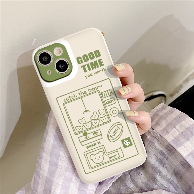 Ốp iphone cạnh vuông bo viền Trò chơi gắp thú 11/11pro/11promax/12 pro max/13 pro max/6/7/8/plus/splus/x/xs/xr/xsmax-g86