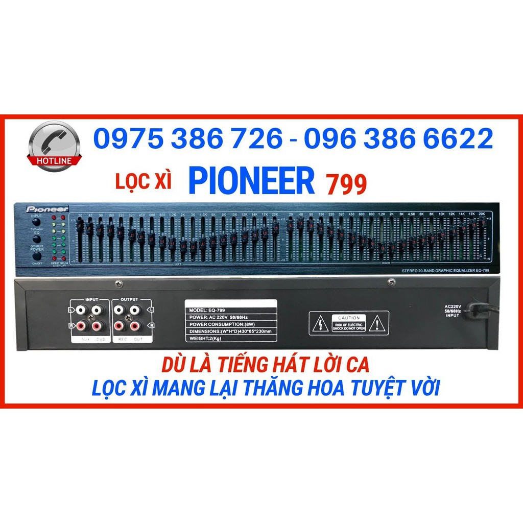 Lọc xì Pioneer 799