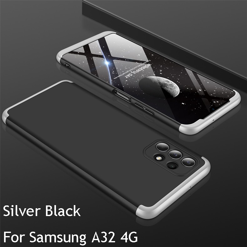 Ốp điện thoại cứng vừa vặn bảo vệ toàn diện 360 độ cho Samsung Galaxy A32 4G