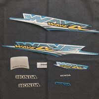 BỘ TEM XE WAVE A TRẮNG 2016