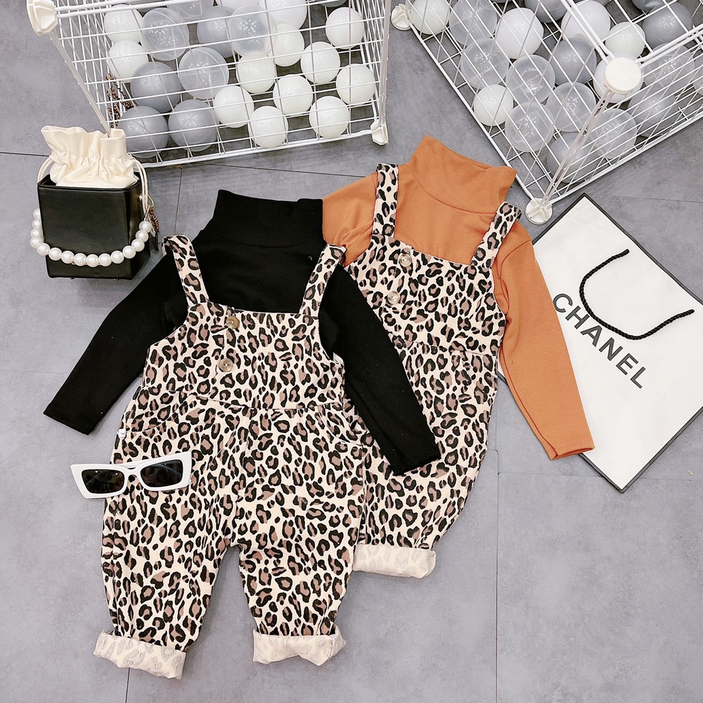 Set yếm nhung lì Bipu Shop cá tính năng động