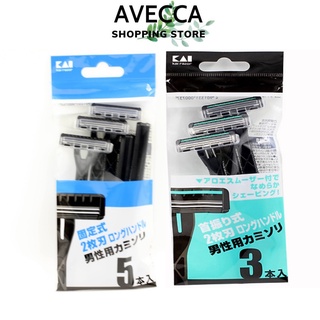 Dao cạo 2 lưỡi kép kai nhật bản set 3, set 5