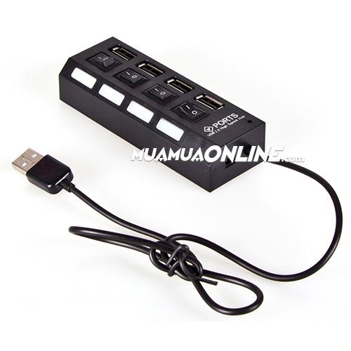 Hub Usb 4 Cổng Đa Năng Có Công Tắc