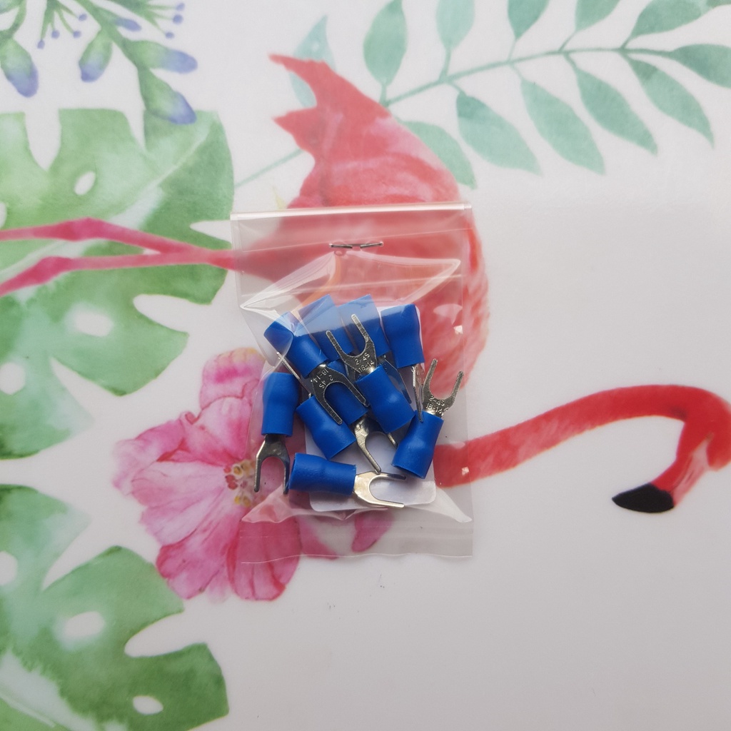 [100 Chiếc] Đầu cos chữ y2-5, Cos y,  SV2-5, đầu cos chữ y, cosy, đầu cos phù hợp với dây điện 1.5-2.5mm, cos