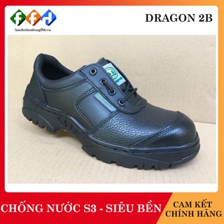 Giày Bảo Hộ Lao Động Cao Cấp Dragon 2B chính hãng, Mũi Thép Chống Đinh, Chống Va Đập, Dáng thể thao [FFD]