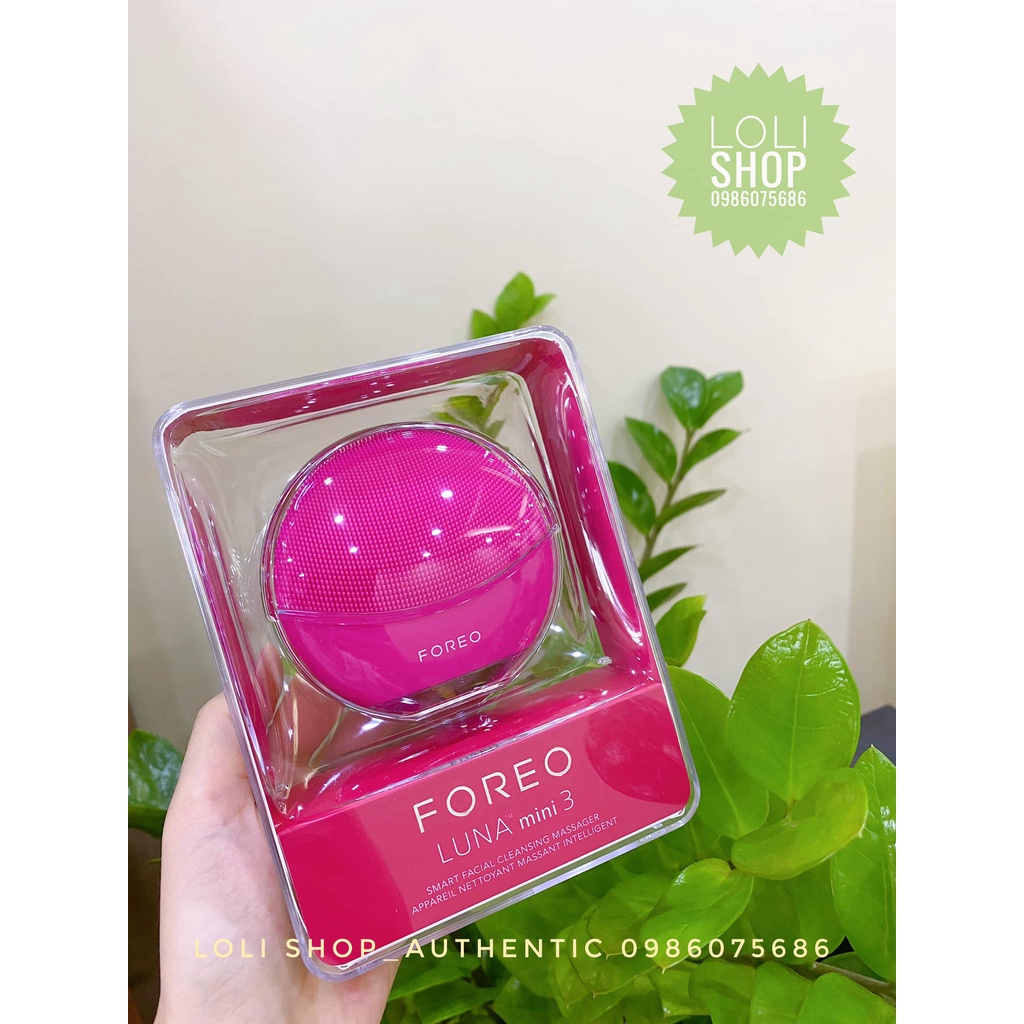 [Mã 159FMCGSALE giảm 8% đơn 500K] Foreo Máy Rửa Mặt FOREO Luna Mini 2 Mini 3 Full