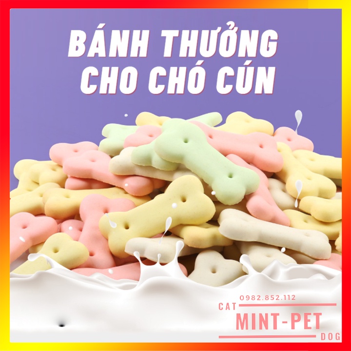 Bánh Thưởng Vị Sữa Cho Chó #MintPet