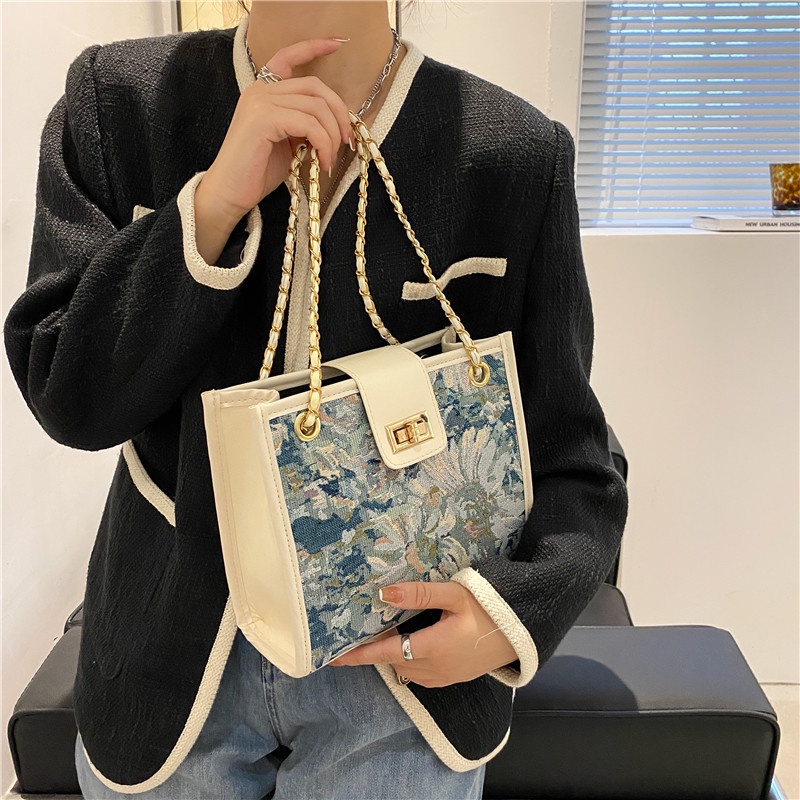 Túi tote Đeo Vai Sức Chứa Lớn Phong Cách Thời Trang Mới Phổ Biến Cho Nữ