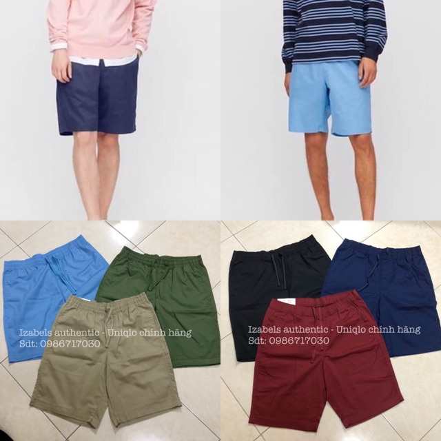 Quần short nam Uniqlo mẫu 2021-2022