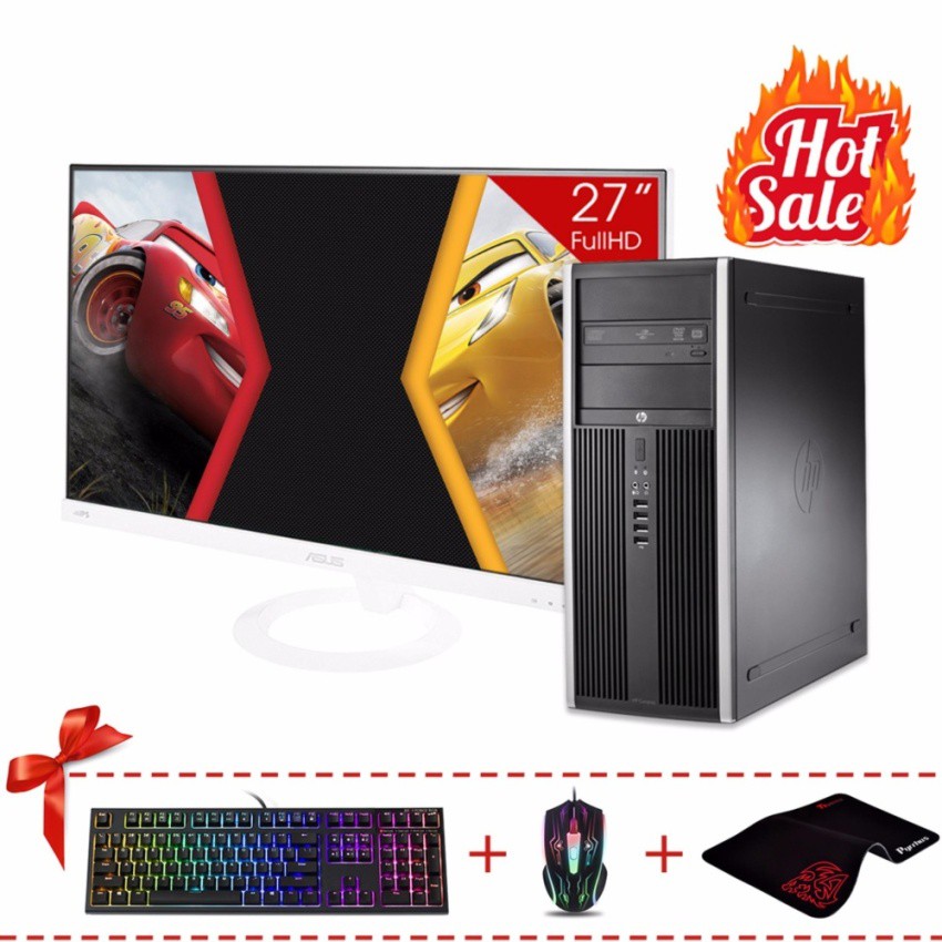 Máy tính đồng bộ HP 8300 Elite MT + Màn hình ASUS 27inch Full Viền (Core I7 3770, Ram 16GB, HDD 2TB) + Quà Tặng | BigBuy360 - bigbuy360.vn