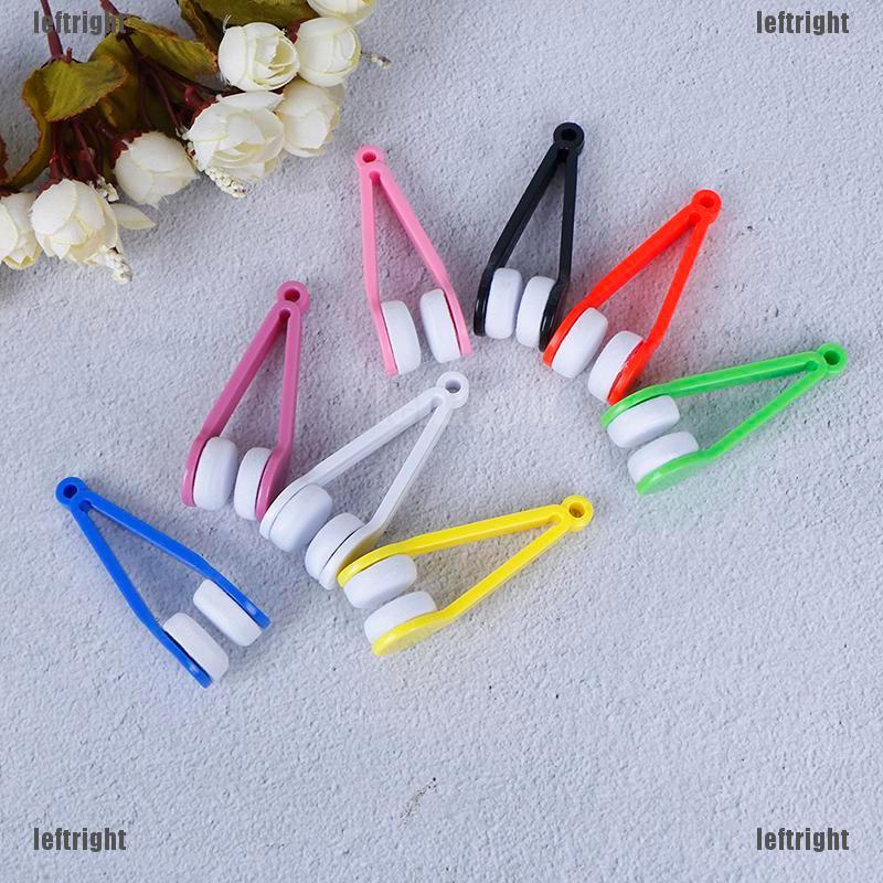 GIÁ RẺ1PC Sun Glasses Eyeglass Brush Clean Tool Microfiber Spectacles Cleaner Brush