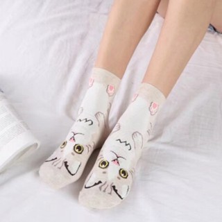 Vớ cotton họa tiết động vật 3d độc đáo