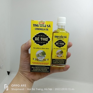 Tinh dầu sả Bé Thơ chai 50ml nguyên chất