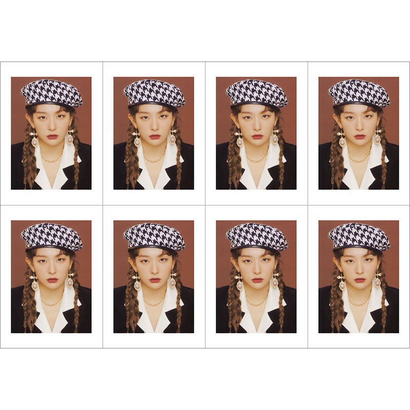 Thiệp In Hình Nhóm Nhạc Red Velvet 2022
