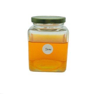 Combo 10 hũ thủy tinh vuông 500ml nắp thiếc đựng thực phẩm, hạt các loại