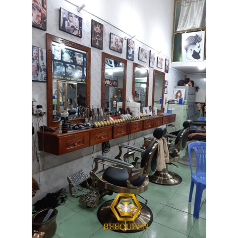 Sticker  Dán Trang Trí Gương, Tủ, Kính... BarBer Shop Siêu Dinh  - Combo 50-200