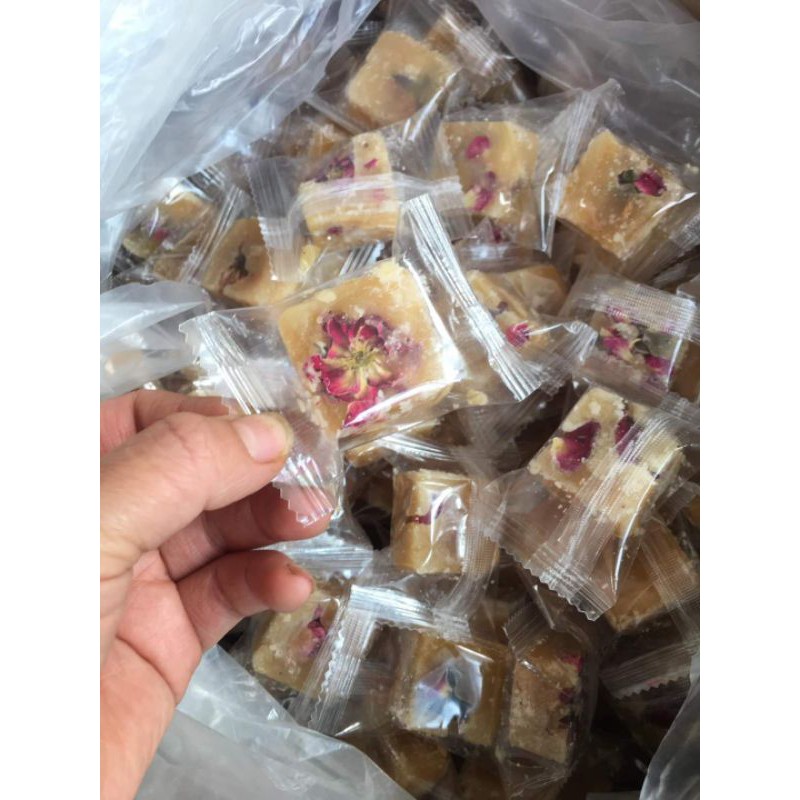 TRÀ HOA ĐƯỜNG PHÈN MIX VỊ 1KG đường tan hoa nở