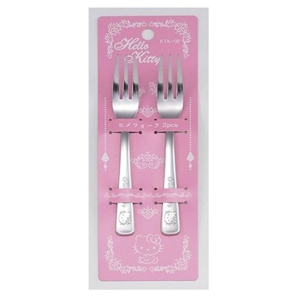 Set 2 dĩa inox hình Hello Kitty (Hàng Nhật nội địa)