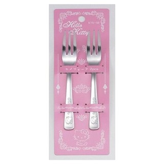 Set 2 dĩa inox hình Hello Kitty