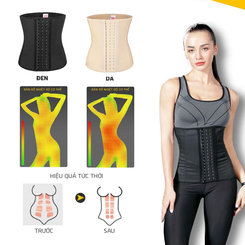 Đai nịt bụng LATEX Loại 1 Gen bụng cho phụ nữ sau sinh, người béo và tập thể thao Havana FPG02