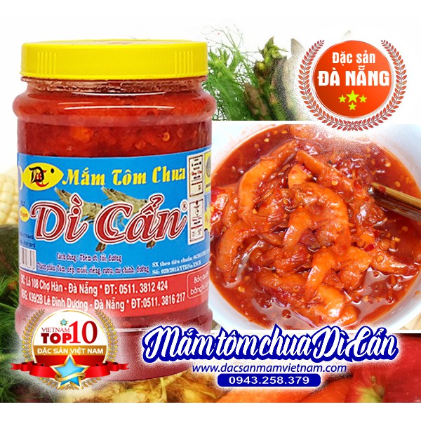 Mắm tôm chua Dì Cẩn Đà Nẵng