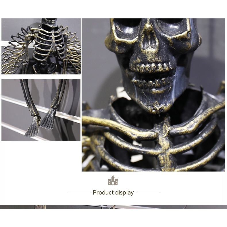 Mới Khung Đầu Lâu Có Cánh Hóa Trang Halloween