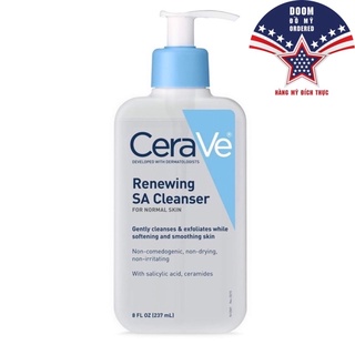 [Hàng Mỹ] Sữa rửa mặt CeraVe Renewing SA Cleanser