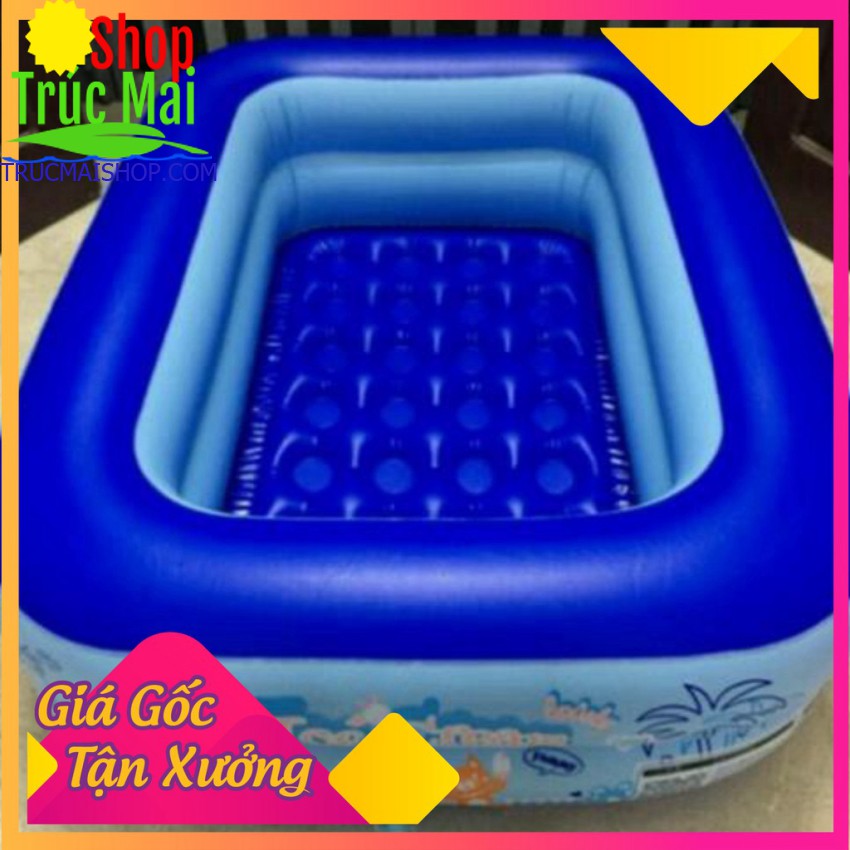 bể bơi phao Bể bơi mini gia đình 1m2 2 tầng