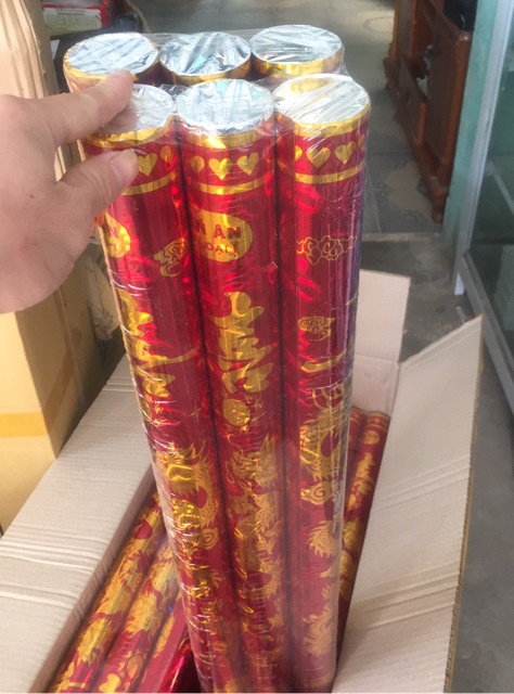 Sỉ 1 thùng 60 cây pháo giấy kim tuyến dài 80cm