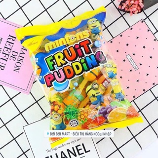 🍇🍑🍒Thạch trái cây pudding MINION. 🍓🍑💥🍇 SET 10 cục