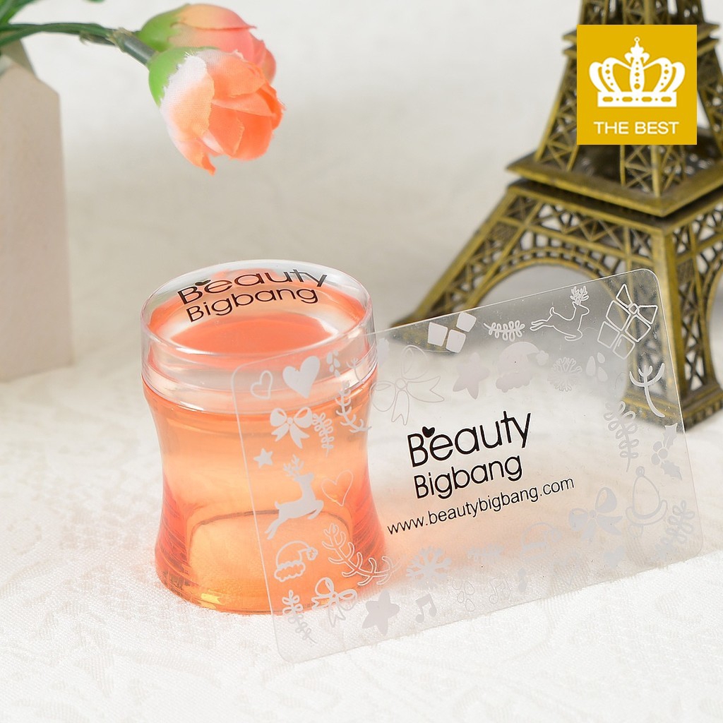 [Hàng mới về] Bộ dụng cụ đóng họa tiết trang trí móng BeautyBigBang kèm dụng cụ cạo