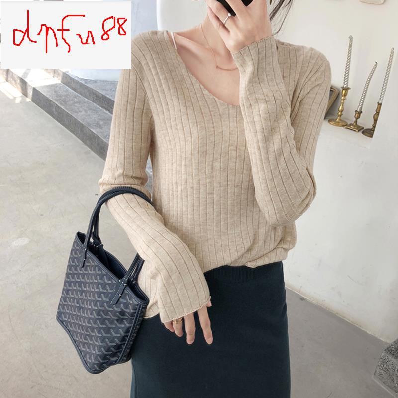 Áo Sweater Chui Đầu Cổ Thấp Thời Trang Mùa Thu Cho Nữ