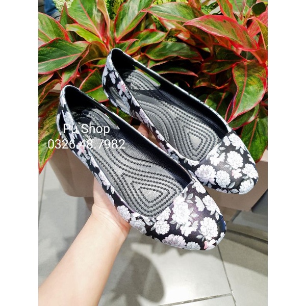 [Chính Hãng] Giày Búp Bê Cross In Họa Tiết _ Siêu Êm Bền Nhẹ - Giày Bệt Nữ Chính Hãng Cross Sienna Flat