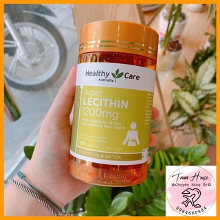[Date mới, Chemist] Mầm đậu nành Úc Healthy care super lecithin 1200mg - 100 viên