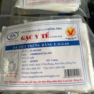 Nguyên thùng gạc y tế tiệt trùng Đông Pha 3 con nai